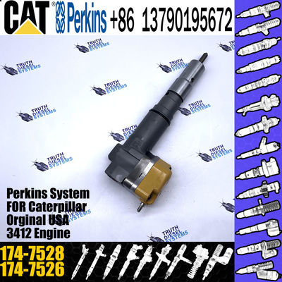 3412E Engine Diesel Injector 174-7526 232-1183 Common Rail Injector 174-7528