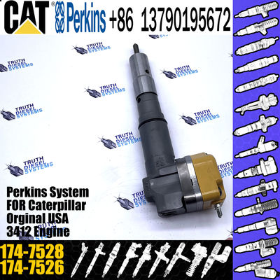 3412E Engine Diesel Injector 174-7526 232-1183 Common Rail Injector 174-7528