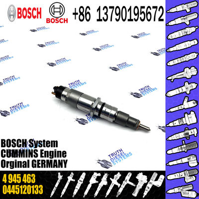 Fuel injector for sale 0445120133 for cummins qsc8.3 qsl9 common rail diesel injector 4993482 4945463
