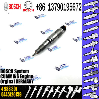 high quality common rail injector 0445120254 5263317 4988301 injector for Cummins injector nozzle 0445120254 5263317
