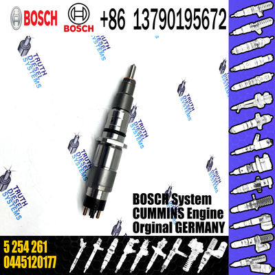 common rail injector 0445120177 5254261 injector for Cummins ISB QSB 4.5 / 6.7 diesel fuel injector nozzle 0445120177