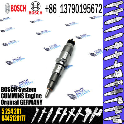 common rail injector 0445120177 5254261 injector for Cummins ISB QSB 4.5 / 6.7 diesel fuel injector nozzle 0445120177