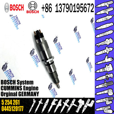 common rail injector 0445120177 5254261 injector for Cummins ISB QSB 4.5 / 6.7 diesel fuel injector nozzle 0445120177