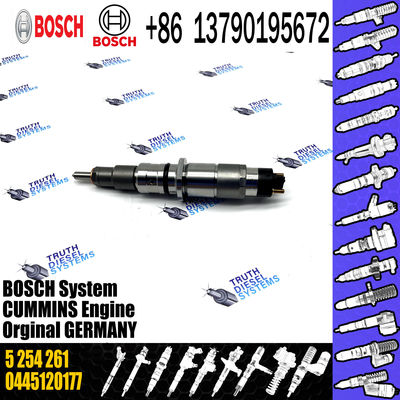 common rail injector 0445120177 5254261 injector for Cummins ISB QSB 4.5 / 6.7 diesel fuel injector nozzle 0445120177