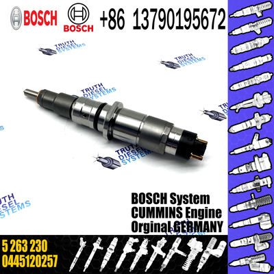 High Quality New Diesel Common Rail Fuel Injector 0445120257 5263230 for Cummins ISC ISLE engine