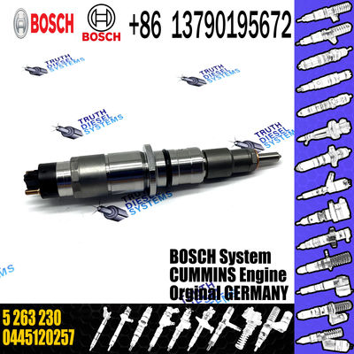 High Quality New Diesel Common Rail Fuel Injector 0445120257 5263230 for Cummins ISC ISLE engine