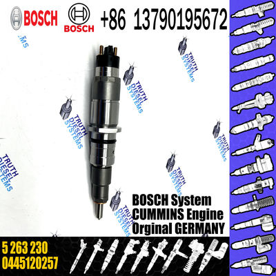 High Quality New Diesel Common Rail Fuel Injector 0445120257 5263230 for Cummins ISC ISLE engine