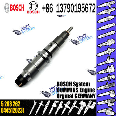 High Quality New Diesel Fuel Injector 5263262 0445120231 For Komatsu PC200-8 6D107 QSB6.7 Engine