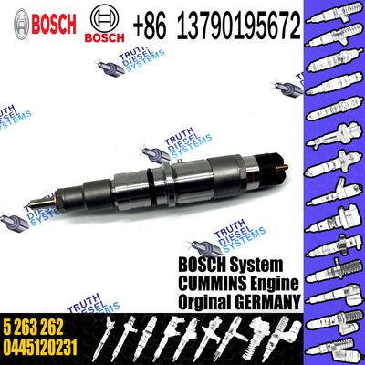 High Quality New Diesel Fuel Injector 5263262 0445120231 For Komatsu PC200-8 6D107 QSB6.7 Engine