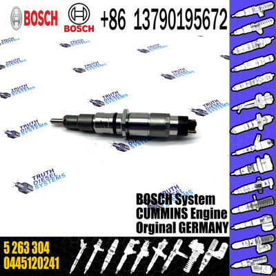 Fuel system Common rail fuel injector 0445120122 ISLe QSL9 engine fuel injector 4930485 5263304