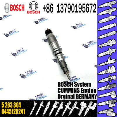 Fuel system Common rail fuel injector 0445120122 ISLe QSL9 engine fuel injector 4930485 5263304