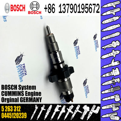 Diesel Fuel Injector Common Rail Injector Assembly 5263312 0445120239 for Cummins ISB QSB5.9