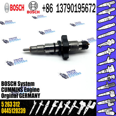 Diesel Fuel Injector Common Rail Injector Assembly 5263312 0445120239 for Cummins ISB QSB5.9