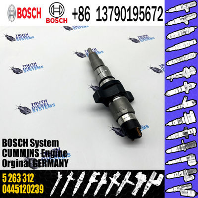 Diesel Fuel Injector Common Rail Injector Assembly 5263312 0445120239 for Cummins ISB QSB5.9