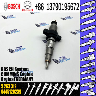 Diesel Fuel Injector Common Rail Injector Assembly 5263312 0445120239 for Cummins ISB QSB5.9
