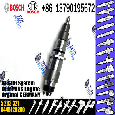 high quality diesel fuel injector 044512060 0445120250 common rail injector 0445120060 5263321 for DAF LF CF Cummins