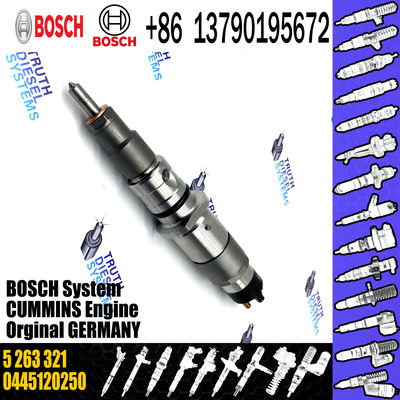 high quality diesel fuel injector 044512060 0445120250 common rail injector 0445120060 5263321 for DAF LF CF Cummins