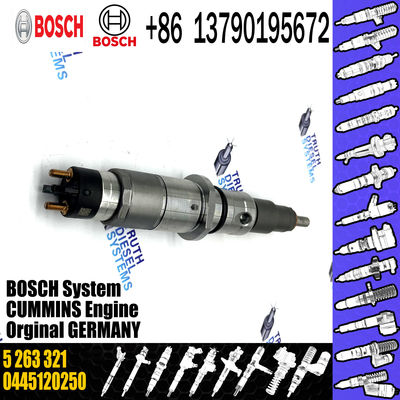 high quality diesel fuel injector 044512060 0445120250 common rail injector 0445120060 5263321 for DAF LF CF Cummins