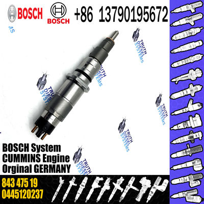 Diesel fuel Injector common rail injector 0445120237 5263310 84347519 with nozzle DLLA128P2201 for Cummins engine