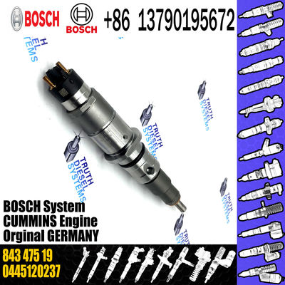 Diesel fuel Injector common rail injector 0445120237 5263310 84347519 with nozzle DLLA128P2201 for Cummins engine