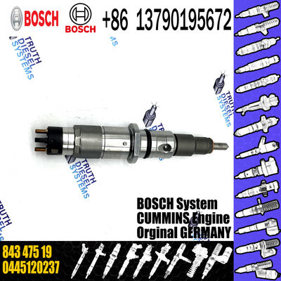 Diesel fuel Injector common rail injector 0445120237 5263310 84347519 with nozzle DLLA128P2201 for Cummins engine