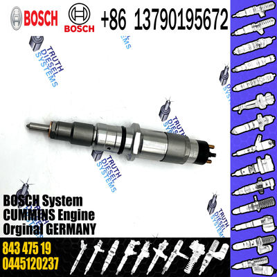 Diesel fuel Injector common rail injector 0445120237 5263310 84347519 with nozzle DLLA128P2201 for Cummins engine