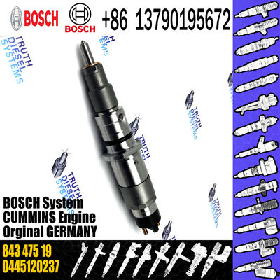 Diesel fuel Injector common rail injector 0445120237 5263310 84347519 with nozzle DLLA128P2201 for Cummins engine