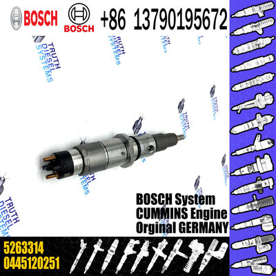 Replacement 5263314 0445120251 0445120211 0445120151 0445120209 Fuel Injector For Cummins
