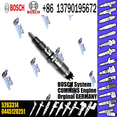 Replacement 5263314 0445120251 0445120211 0445120151 0445120209 Fuel Injector For Cummins