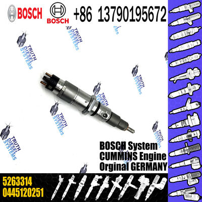 Replacement 5263314 0445120251 0445120211 0445120151 0445120209 Fuel Injector For Cummins