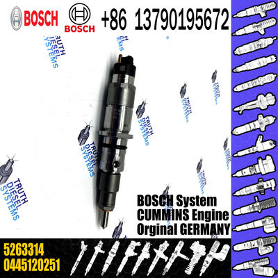 Replacement 5263314 0445120251 0445120211 0445120151 0445120209 Fuel Injector For Cummins