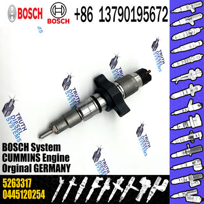 high quality common rail injector 0445120254 5263317 4988301 injector for Cummins injector nozzle 0445120254 5263317
