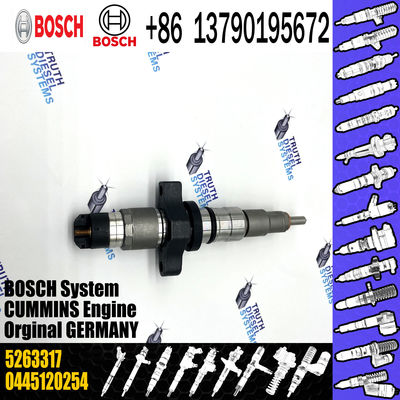 high quality common rail injector 0445120254 5263317 4988301 injector for Cummins injector nozzle 0445120254 5263317