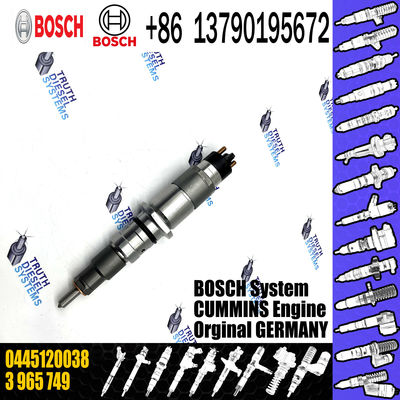 diesel fuel injector nozzle 0445120133 3965749 4945463 4993482 for Cummins engines common rail injector 0445120133