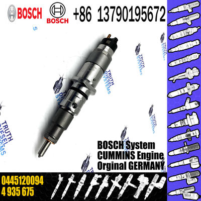 Bosch Common Rail Fuel Injector 0445120120 0445120094 4935675 49458070433172037 for Ford Cargo Cummins