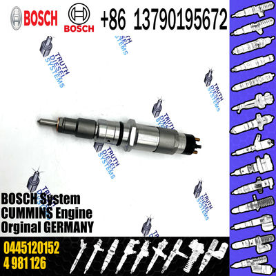 New Diesel Fuel Injector Common Rail Injector Assembly 0445120252 0445120152 0445120254 for CUMMINS
