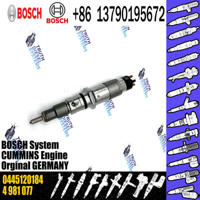Common Rail Diesel Fuel Injector 0445120184 FOR CUMMINS 4981077 5253221 0445120071
