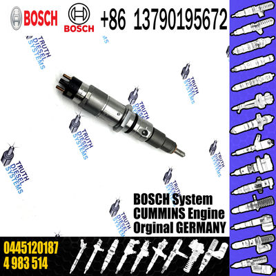 High Quality New Diesel Fuel Injector 0445120187 Common Rail Injector 4 983 514 For Cummins Enigine