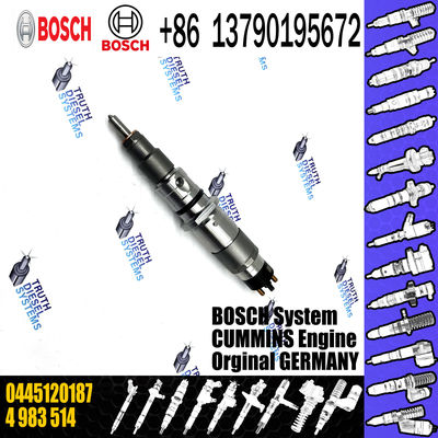 High Quality New Diesel Fuel Injector 0445120187 Common Rail Injector 4 983 514 For Cummins Enigine