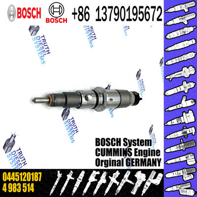 High Quality New Diesel Fuel Injector 0445120187 Common Rail Injector 4 983 514 For Cummins Enigine