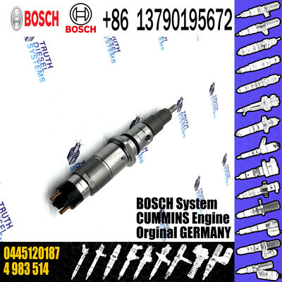 High Quality New Diesel Fuel Injector 0445120187 Common Rail Injector 4 983 514 For Cummins Enigine