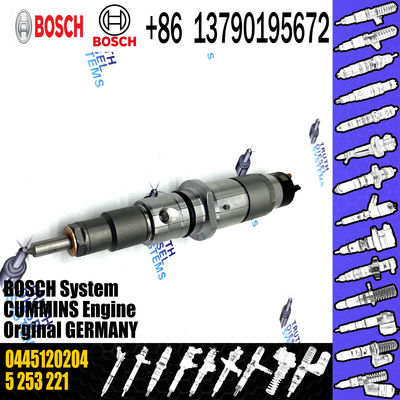 High Quality Diesel Fuel Injector 0445120204 5253221 0986435519 For Dodge/ISDE 6.7L 4.5L