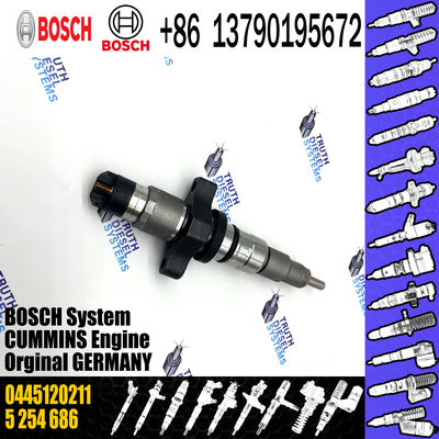 High Quality Diesel Fuel Injector 0445120212 0445120211 Common Rail Injection Nozzle 5 254 686 5 255 184 For Cummins