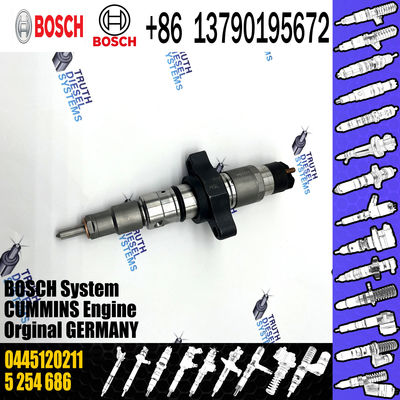High Quality Diesel Fuel Injector 0445120212 0445120211 Common Rail Injection Nozzle 5 254 686 5 255 184 For Cummins