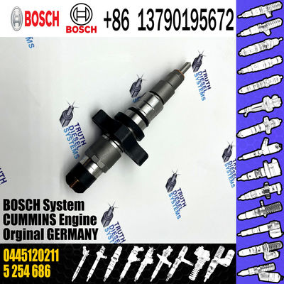 High Quality Diesel Fuel Injector 0445120212 0445120211 Common Rail Injection Nozzle 5 254 686 5 255 184 For Cummins