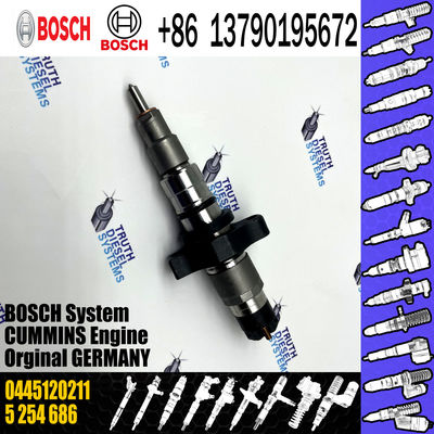 High Quality Diesel Fuel Injector 0445120212 0445120211 Common Rail Injection Nozzle 5 254 686 5 255 184 For Cummins