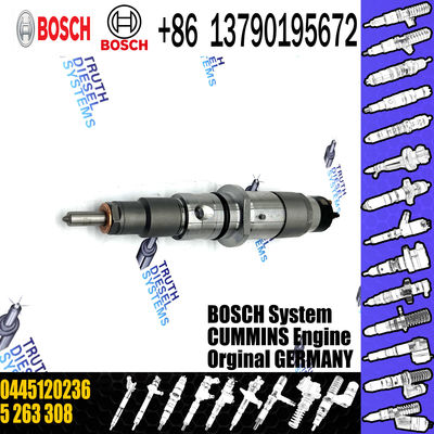 Common Rail Fuel Injector 5263308 0445120236 Diesel Engine Qsl9 Spare Parts For Machinery Engines