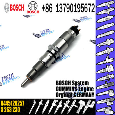 diesel fuel injector 0445120257 for cummins engine original quality injection parts 0 445 120 257 for diesel engine