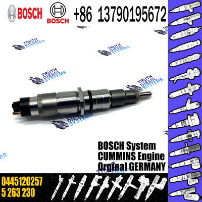 diesel fuel injector 0445120257 for cummins engine original quality injection parts 0 445 120 257 for diesel engine