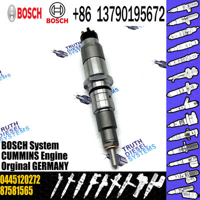 diesel fuel injector nozzle 0445120272 factory supply common rail injector 0445120272 for CASE Cummins 8.3 KOMATSU